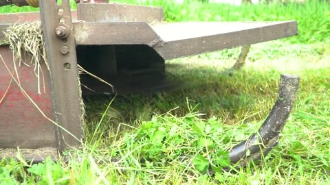 Tractor Blades Spinning SloMO Stock Footage 201177358