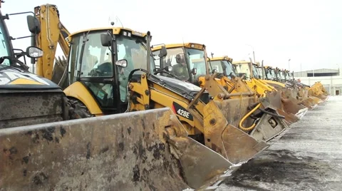 Tractor with bucket Stock Footage 50808070