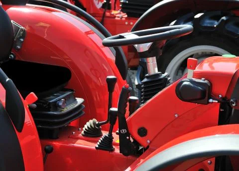 Tractor cockpit Stock Photos