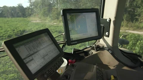 Tractor Computer Technology Stock-Footage 246974991