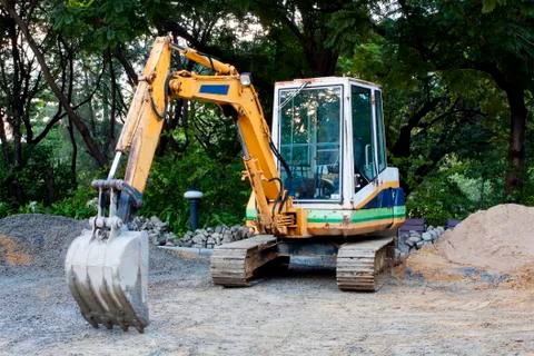 Tractor construction. Stock Photos