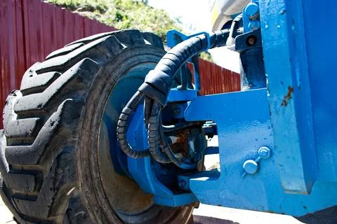Tractor Crane with Mobile Platform Foto stock