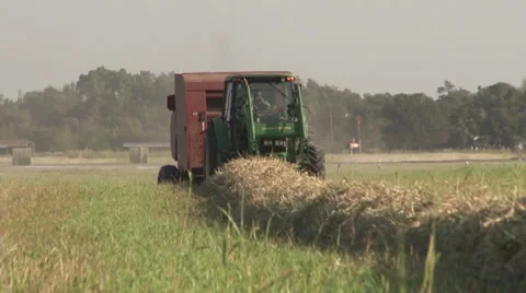 Tractor Cutting Stock Footage 36274290