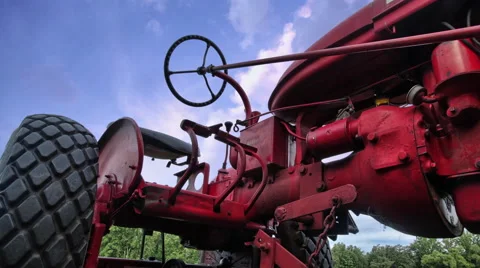Tractor in the detail Video stock 58027934