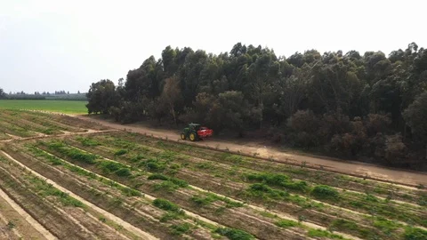 Tractor driving Stock Footage 125912325