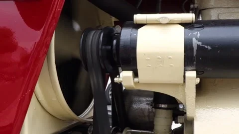 Tractor engine cooling mechanism Video stock 240348187