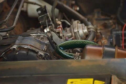 Tractor Engine Stock Photos