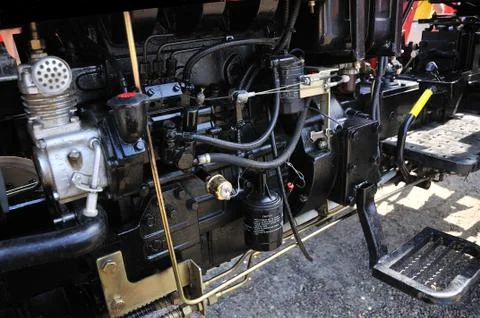 Tractor engine Stock Photos