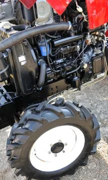 Tractor engine Stock Photos