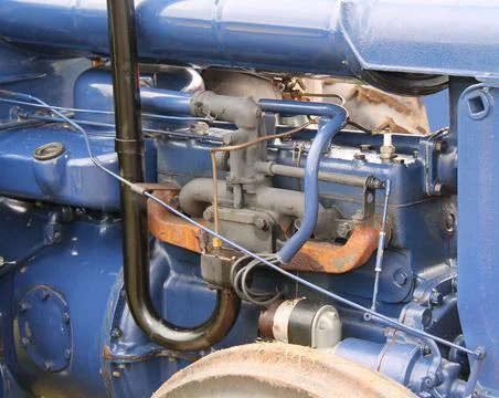 Tractor Engine. Stock Photos