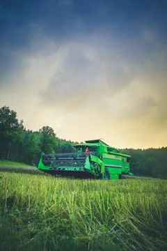 Tractor in a farm Stock Photos