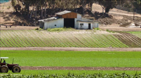 Tractor Farming Stock Footage 36982712