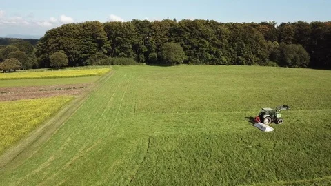 Tractor in the farmland Stock Footage 80278520