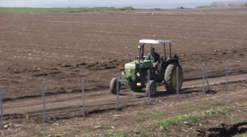 Tractor in the field Stock Footage 11069130
