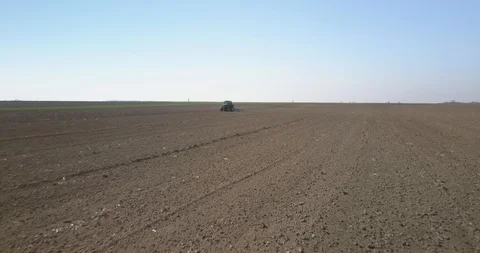 Tractor on field Stock Footage 105029073