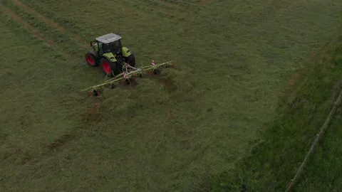 Tractor in the field Stock Footage 169653922