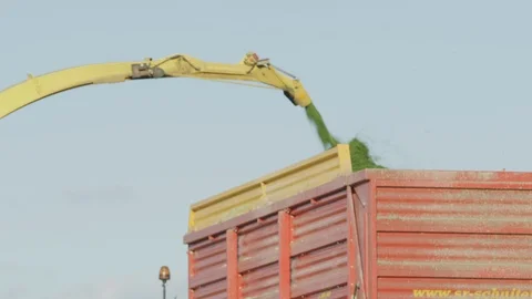 Tractor in field netherlands Stock Footage 125870143