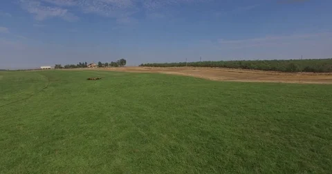 Tractor fly by Stock Footage 85176032