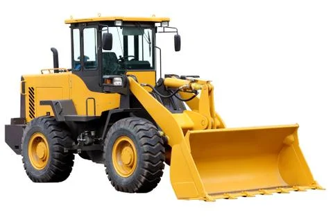 Tractor front loader. Stock Photos