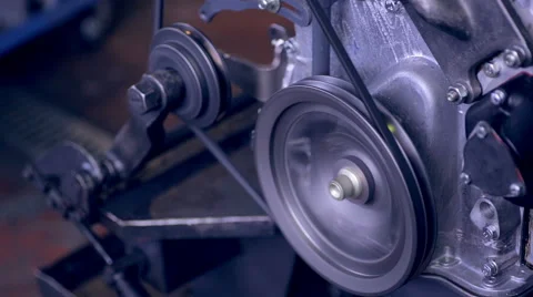 Tractor, harvester engine working Video stock 61522299