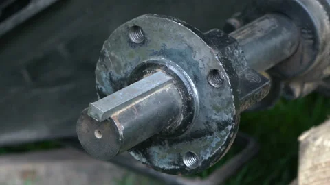 Tractor hub Stock Footage 132553903