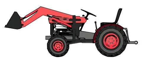 Tractor icon design, vector illustration eps10 graphic Illustrazione stock