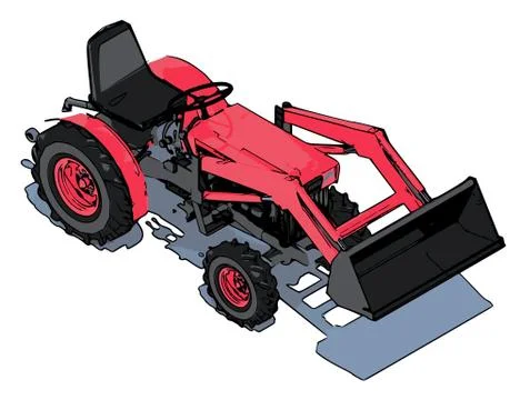 Tractor icon design, vector illustration eps10 graphic Illustrazione stock