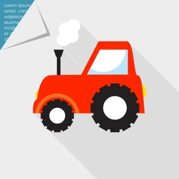 Tractor icon Stock-Illustration