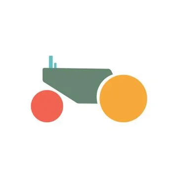 Tractor icon. Stock Illustration