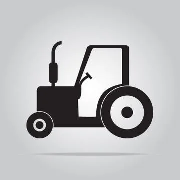 Tractor icon Stock Illustration