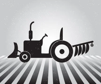 Tractor icon Stock Illustration
