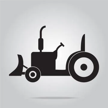 Tractor icon 스톡 일러스트