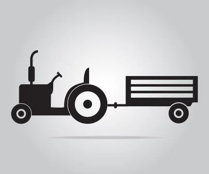 Tractor icon Ilustración de archivo
