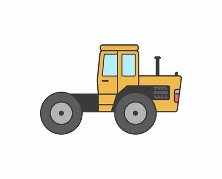 Tractor icon Stock Illustration