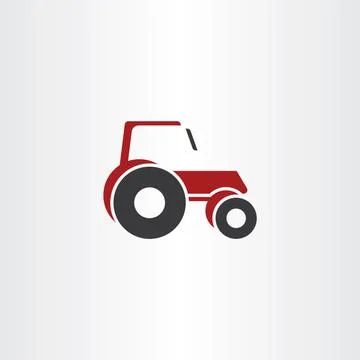 Tractor icon logo vector element symbol Stock Illustration
