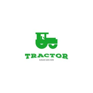 Tractor Icon Vector Logo Template Illustration Design Stock Illustration
