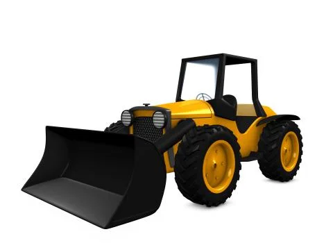 Tractor Stock Illustration