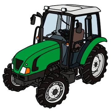 Tractor Stock Illustration