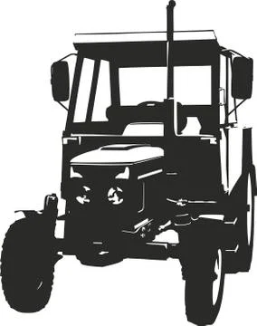 Tractor Stock Illustration