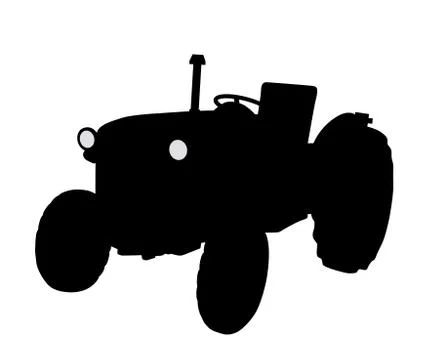 Tractor Stock Illustration
