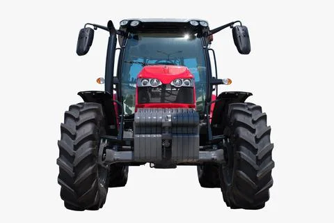 Tractor isolated on white background Stock Photos