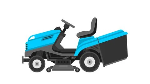 Tractor lawn mower Stock Illustration