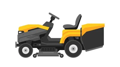 Tractor lawn mower Stock Illustration