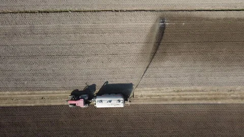 Tractor with liquid spreader tank 動画素材 150240921