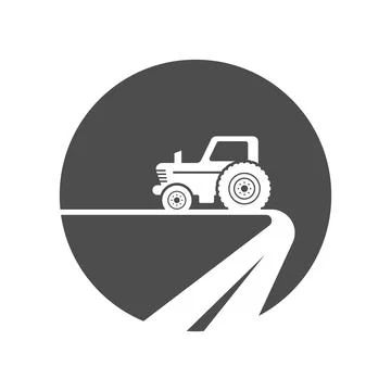 Tractor Logo Icon Design Stock Illustration