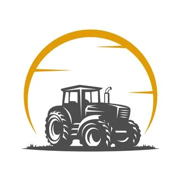 Tractor Logo Icon Design Stock Illustration