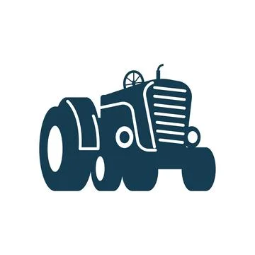 Tractor Logo Icon Design Stock Illustration