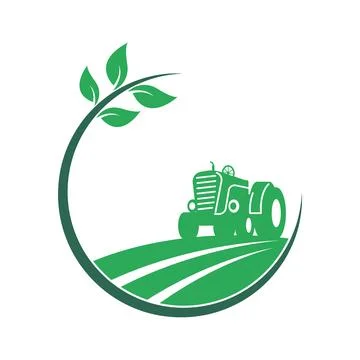Tractor Logo Icon Design Stock Illustration