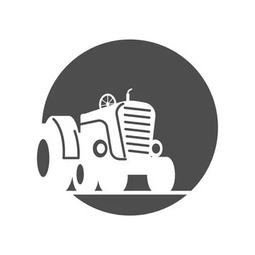 Tractor Logo Icon Design Stock Illustration
