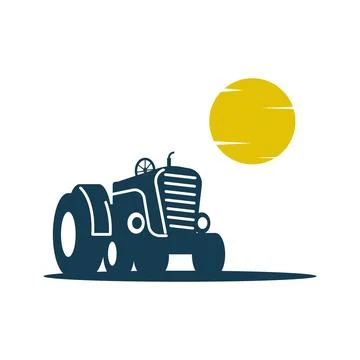Tractor Logo Icon Design Stock Illustration